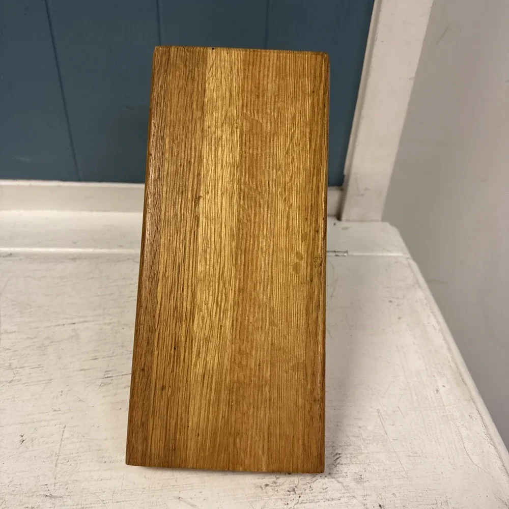 Cutco Gourmet Solid Wood Honey Oak 5 Slot Knife Block 1749 Storage‎ Holder Only